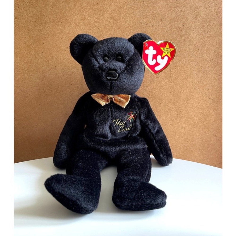 In the end bear beanie baby